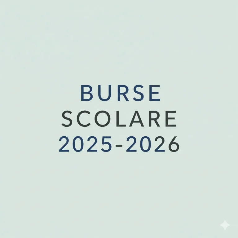 burse scolare 2025-2026