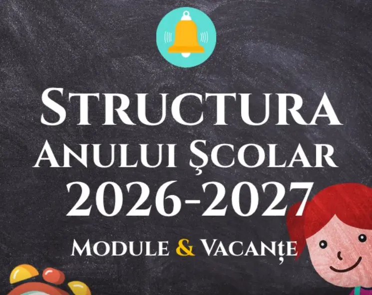 structura an scolar 2026-2027